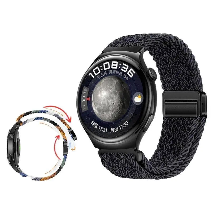 Black Sand Gray - Nylon Weave Double Magnetic Attr