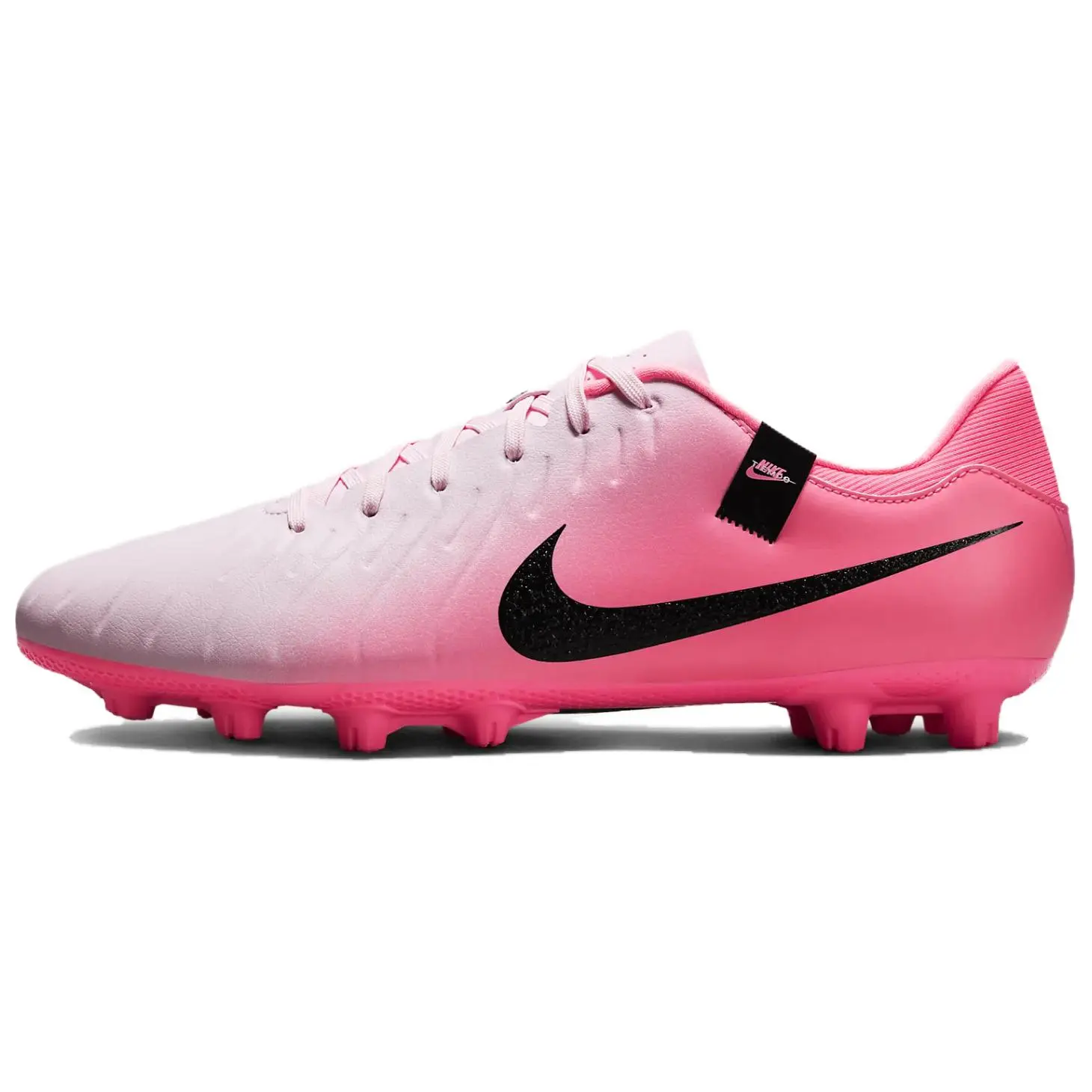 Women's Nike Tiempo Legend 10 Academy Unisex Soccer Cleats - Pink & Black, House White - Lightweight, Comfortable, Durable, Flexible - for Training, Amateur Soccer Matches - Maison Mihara Casual Trainers