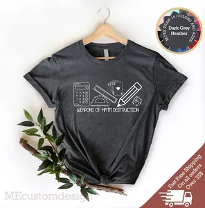 Math Destruction Shirt, Math Teacher Shirt, Funny Teacher Shirt, Teacher Shirt, Funny Math T Shirt Gift For Teacher, Math Tee