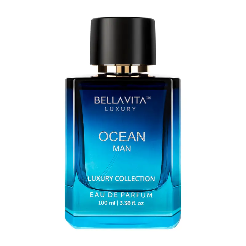 BellaVita Luxury's Ocean Man  | Eau De Parfum (EDP) | Bergamot, Orchid & Musk | Fresh & Aquatic | Long Lasting | Cruelty Free