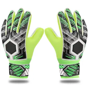 Velvetods Basics Soccer Goalie Gloves Goalkeeper:  For Finger Save Football Player Goal Keeper Professional Protection Goaly Glove 9-12