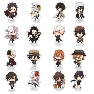 Anime Bungou Stray Dogs Season Figures 10cm Acrylic Stand Sigma Dazai Osamu Nakahara Chuuya Stand Models Fans Collectible Gifts