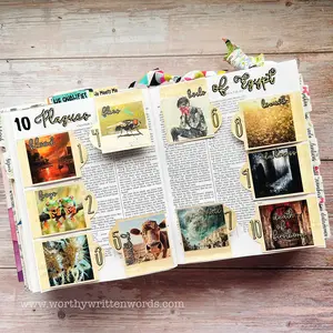 10 Plagues Old Testament Bible Journaling Interactive Page Kit