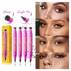 3-in-1 Dual-End Freckle Stamp Pen | Natural-Looking Faux Freckles & Eyeliner | Waterproof Long-Lasting Makeup Tool