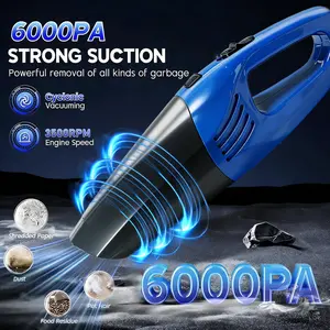 Newly Upgraded Wireless Handheld Vacuum Cleaner - Super Strong Suction, Removable Rechargeable Battery, Washable Dual Filtration, Low Noise, Portable Durable, Suitable for Vehicles & Homes, Interior Accessory Gift cordless