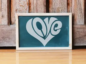 Love Heart Stencil - Art and Wall Stencil