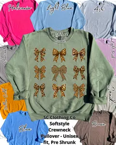 Pullover Leopard Bows Pullover Leopard Bows
