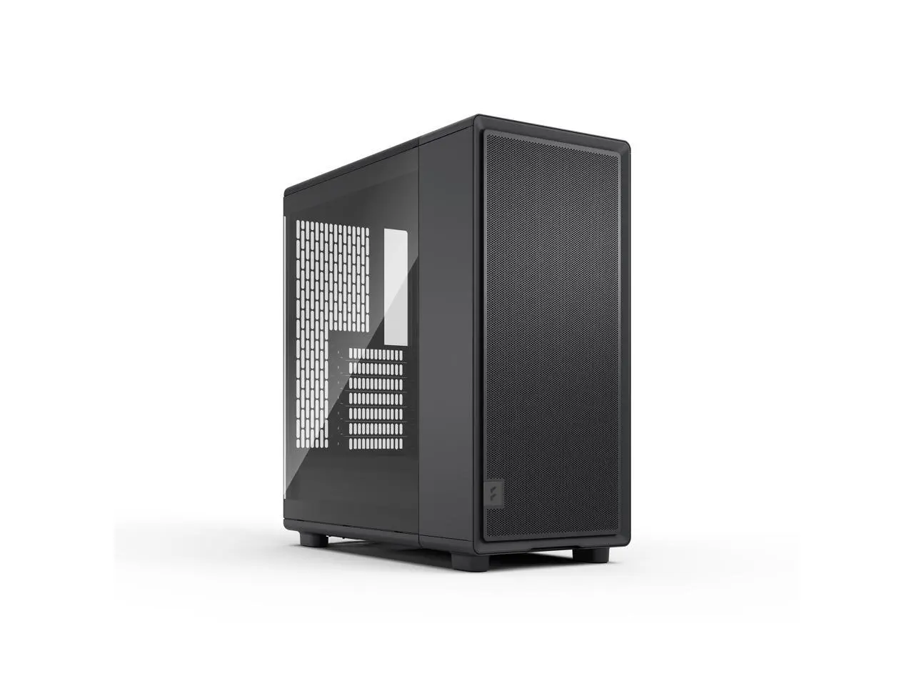 Fractal Design Epoch FD-C-EPO1A-02 Black Steel ATX Mid Tower Cases Fractal Design Epoch Black - Tempered Glass Light Tint - High Airflow PC Gaming Case - Mesh Front Panel - Three Momentum 12 Fans Included - Spacious Interior - ATX/mATX/ITX