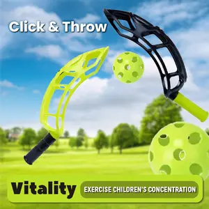 Scoop Ball Toy Set with 2 Scoops, 1 Ball, Indoor/Outdoor Fun, Beach Toys, Ideal for Field Day, Summer Activities, PE Equipment, Backyards & Parks