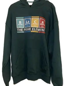 "BLACK" THE PRIME ELEMENT, DARK GREEN, 2X, SHAKA WEAR FLEECE HEAVYWEIGHT PULLOVER HOODIE