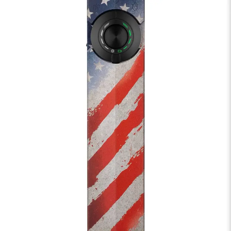 OLIGHT ArkPro Rechargeable EDC Flat Built-in Flashlight Torches - Pocket-Sized Camping, Hiking Light with Stars&Stripes Design