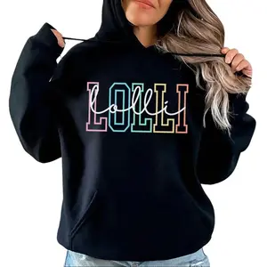Lolli Sweatshirt Hoodie, Cute Lolli Sweatshirt, Lolli T Shirt, Grandma Gift, Grandmother Shirt, Grandma Mimi Gigi, Unisex Sweater Pullover Tee