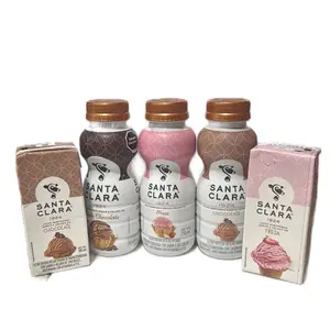 Santa Clara Leche Flavored Milk Variety Pack - Chocolate, Fresa & More - 2 Sizes Available - Pack of 12 Bottles