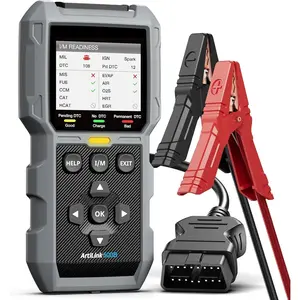 AL500B OBD2 Scanner  Tester 2 in 1 Code Reader, Full OBDII Diagnosis, 12V  Tests & 12V/24V Cranking Tests,  Tests, Scan Tool,  Diagnostic Tool for  OBDII