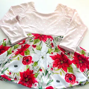 Christmas Floral Peplum Christmas Floral Peplum