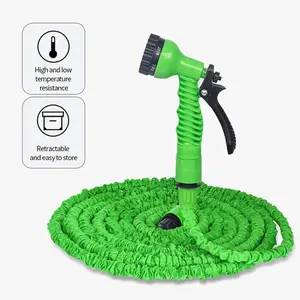 Expanding Expandable Flexible Garden Water Hose w Spray Nozzle 25, 50, 75, 100FT for easy watering and outdoor cleaning. GardenHose ExpandableHose FlexibleHose WaterSprayNozzle OutdoorTools GardeningEssentials LeakProof HosePipe WateringTools