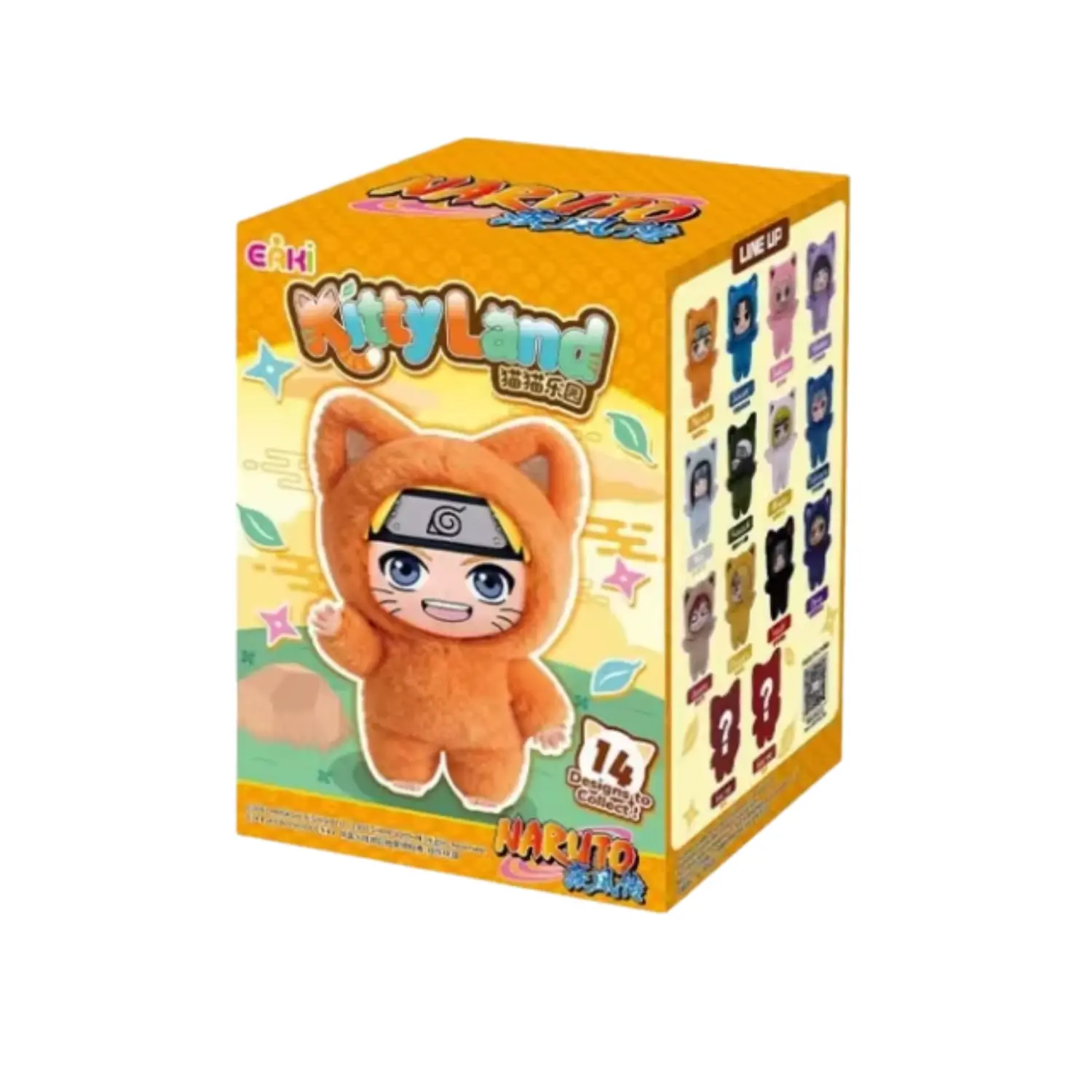 Eaki Naruto Kitty Land Series Vinyl Figure Plush Blind Box