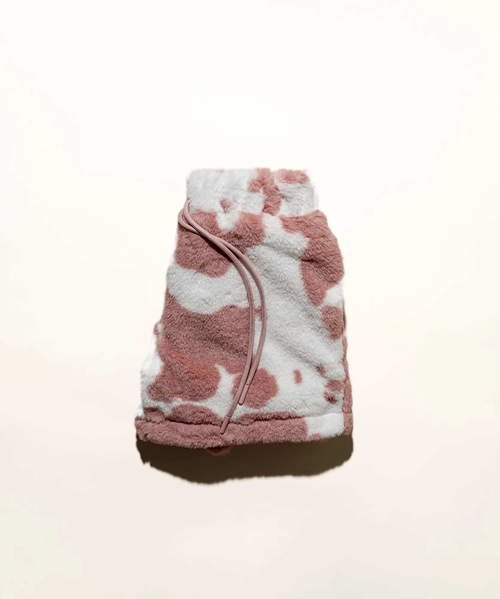 tricki | Cow Print Fur Shorts - Fluffy, Cozy, Minky, Fitted, Fuzzy