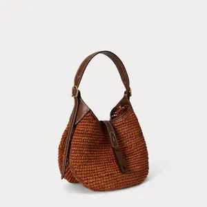 Polo Ralph Lauren - Polo ID Raffia Small Shoulder Bag