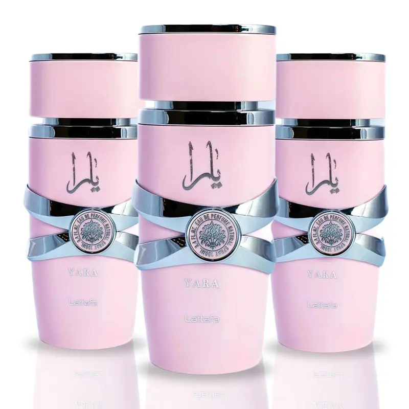 Lattafa YARA EDP Spray 100ML (3.4OZ) Perfumes | The Essence Of Beauty & Fragrance, Perfume For Women. (PACK OF 3)
