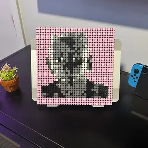 Earfquake DIY Mosaic Kit 32x32 Stud Baseplate 10x10 Pixel Perfect Design for Music Fans and Collectors