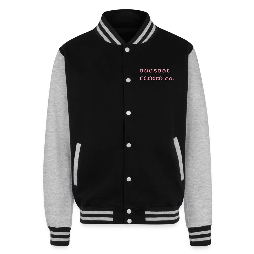 🔥 Baddie Just Hoods Heavyweight Letterman Jacket
