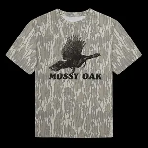 Mossy Oak Flying Tee ORIGINAL BOTTOMLAND camo T_Shirt.
