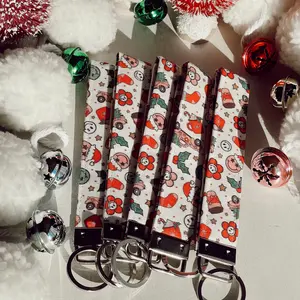 Groovy Christmas Wristlet