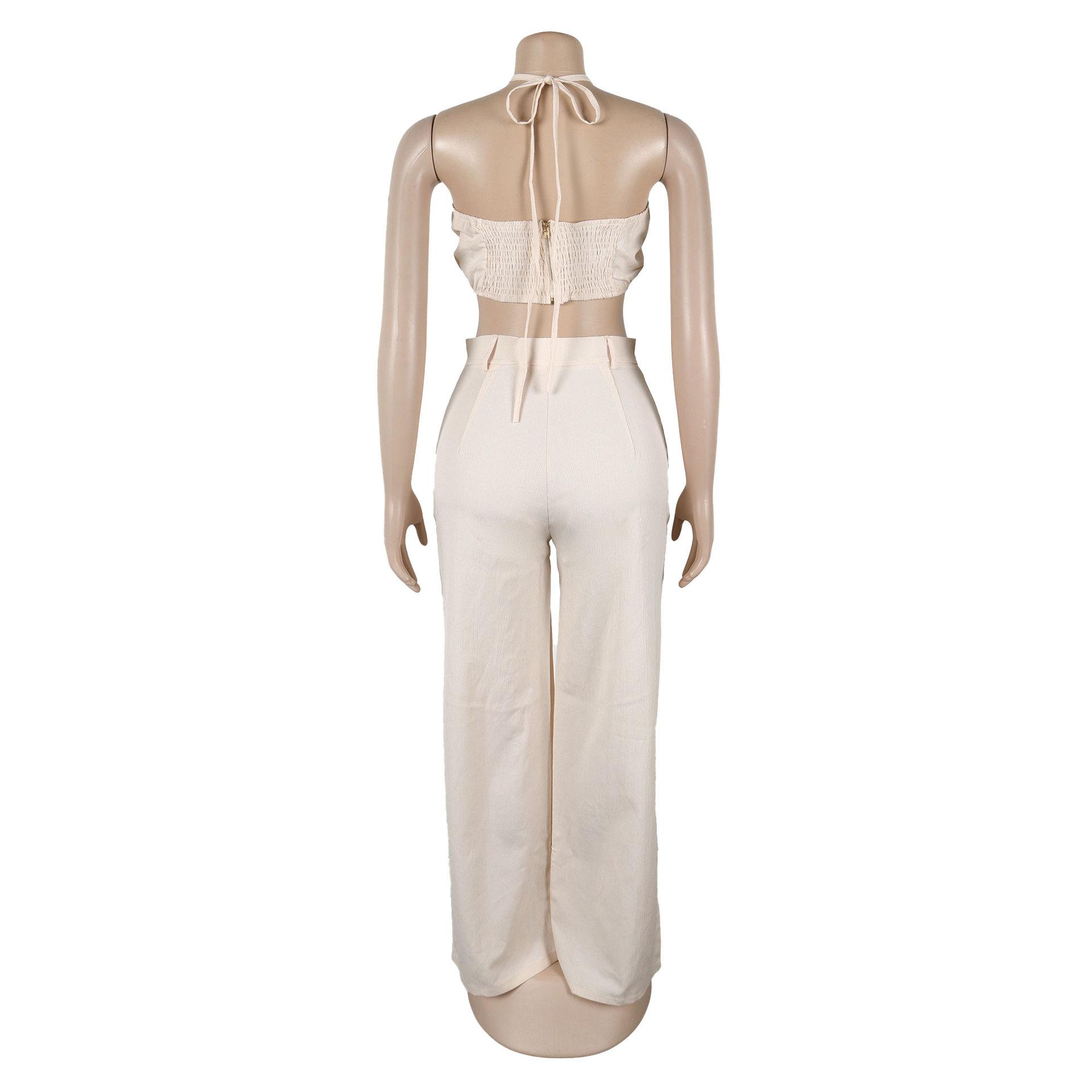 Style Sexy Ripped Fitted Two-Piece Nightclub Outfit