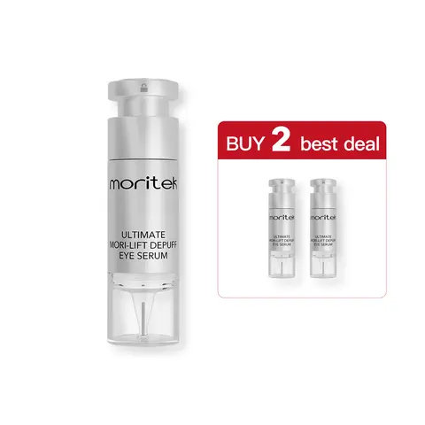 MORITEK MORI-LIFT Depuff Eye Serum with Caffeine - Hydrating Eye Treatment for Puffiness, Fine Lines & Tired-Looking Eyes, 15ml