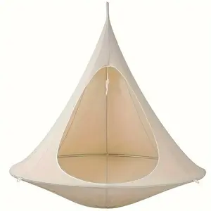 Portable Butterfly-Shaped Swing Hammock - Cozy Outdoor Hanging Rope Chair with Wooden Frame & Metal Hardware, Ideal for Camping & Garden Leisure Hiking Essentials,summervibes