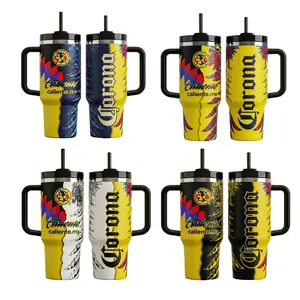 Mexico Soccer Club Team Tumbler 40oz 20oz Handle Cup National Team Inspired Travel Mug Football Supporter Drinkware Gift