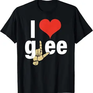 I Love Glee Funny Tee for Men