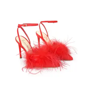 Frederick's Of Hollywood Valerie Feather Pump
