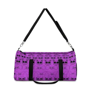 Duffel Bag – Purple Goth Kawaii | Skull Motifs & Durable Design