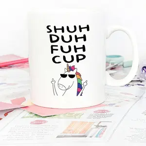 Funny Quote Unicorn Coffee Mug for Friend, Novelty Ceramic Cups , Unique Birthday and Holiday Gifts for Daughter Brother Boss