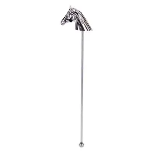 Metal Horse Head Cocktail Stirrer (Silver)
