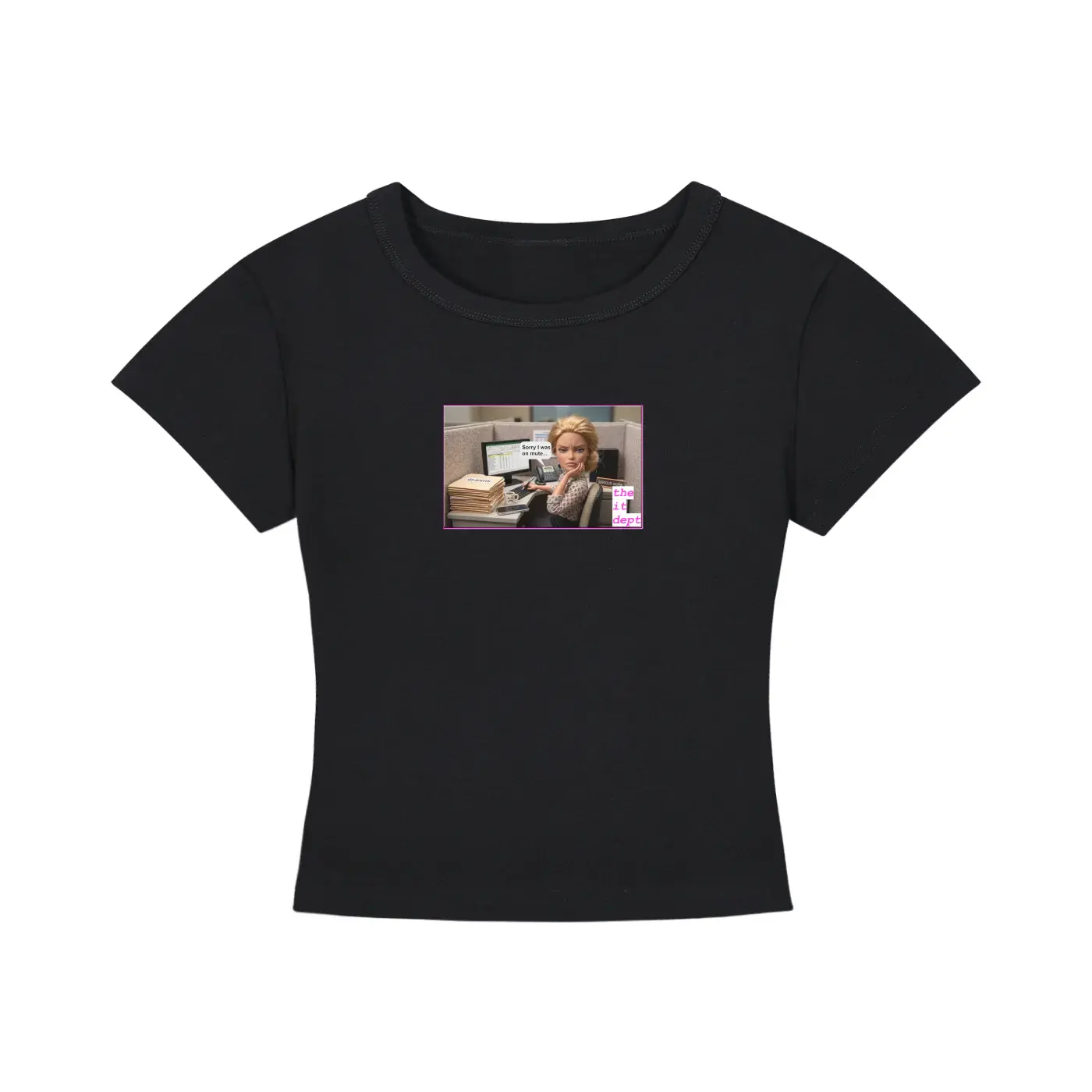 the IT dept Irritated Barbs Women's Cropped T-Shirt