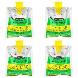 DISCARDABLE Say Goodbye to Pesky Flies Fly Trap, Natural Pre-Baited Bag, Multicolor for Effective Fly Control Mouse Set