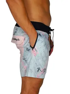 Rain Clothing Company Splash of Pink Boardshorts