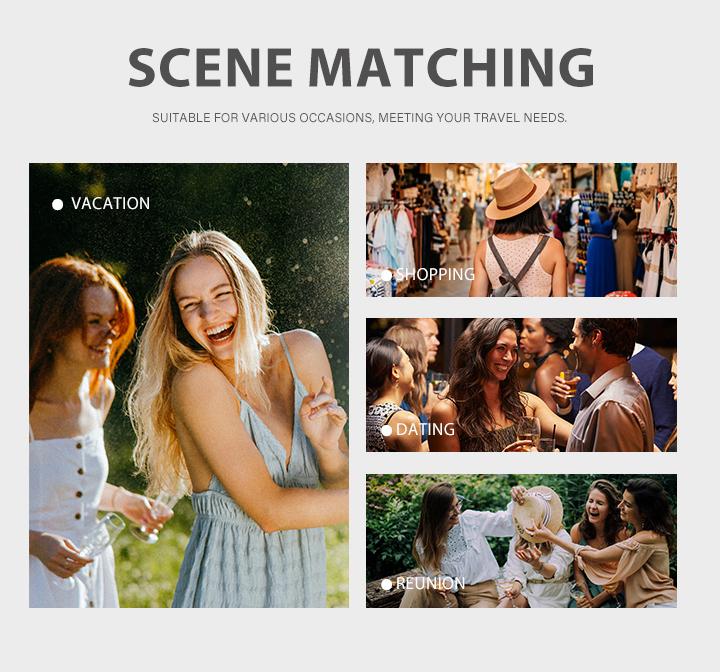 KatchMe Women's Street Chic High Waist Patchwork Wide Leg Jeans, Vintage Fake Two-Piece Denim Trousers, Baggy Jeans Outfits