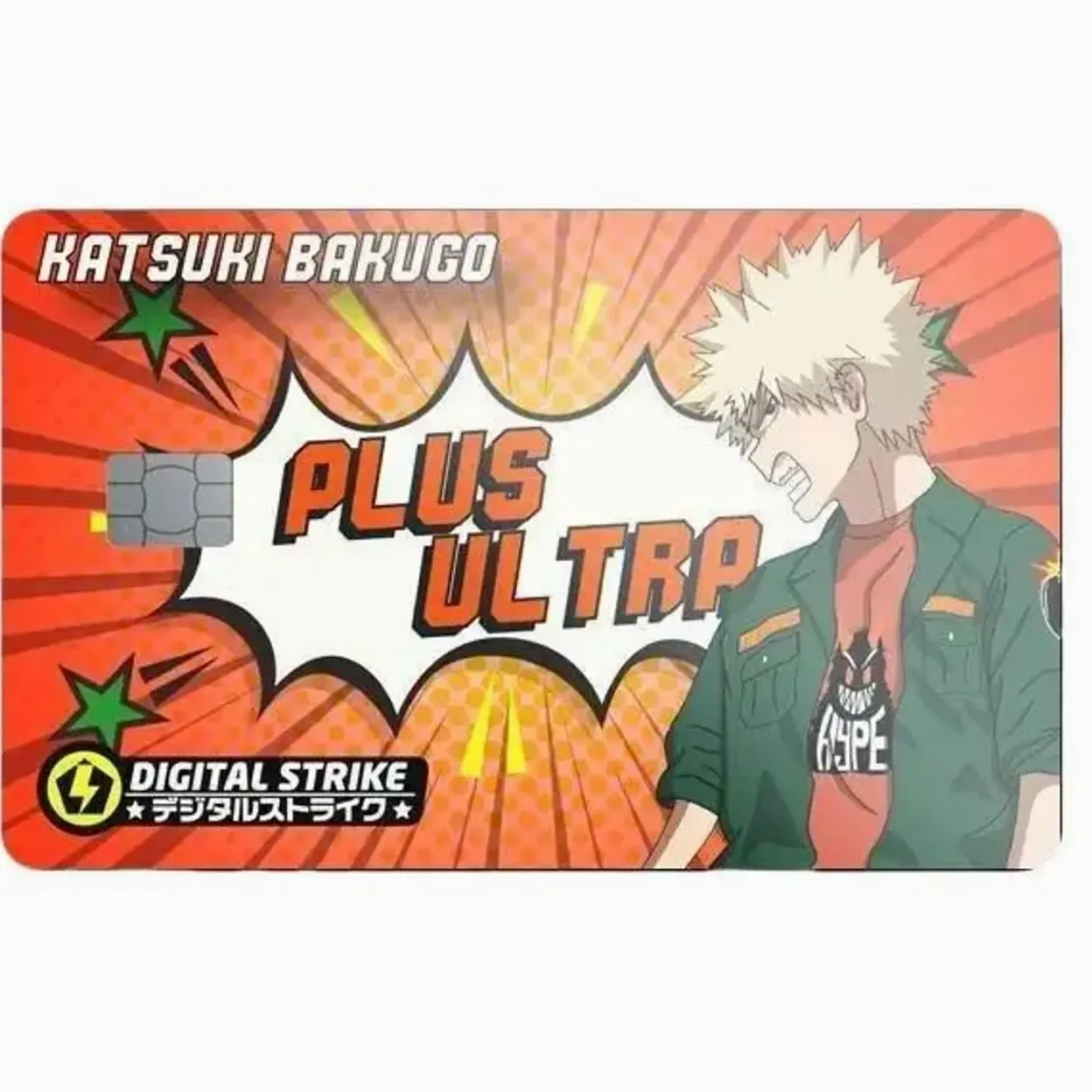 My Hero Academia Bakugo Credit Card Skin