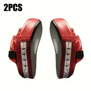 2pcs Punching Bag Target Durable PU Material Ergonomic Design Taekwondo Muay Thai Training Bag Portable Suitable for Boxing Mma Solid Impact Area Boxing Pad