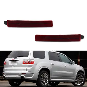 2pcs Red Lens Rear Bumper Reflector Bar lamps Lights For GMC Acadia Cadillac SRX Outlook,Replace OEM  # 25881882, GM2831100, 25881881, GM2830100