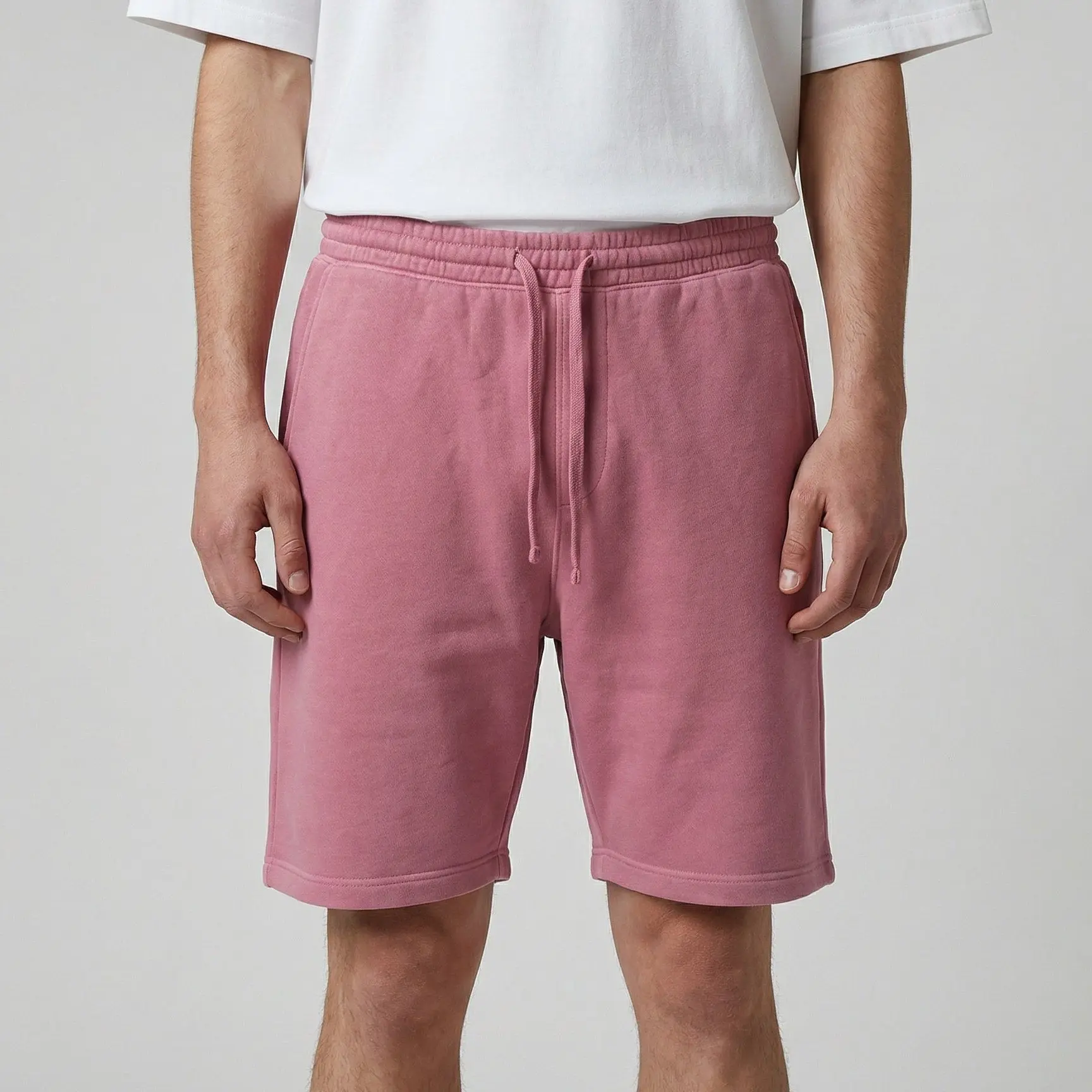 Men's Maroon Sweat Shorts