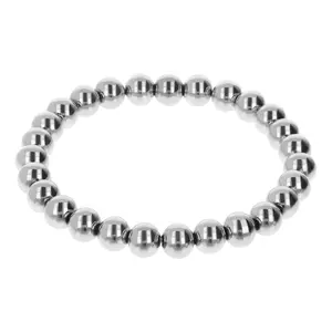 Steel by Design Polished 8mm Bead Stretch Bracelet Steel by Design Polished 8mm Bead Stretch Bracelet