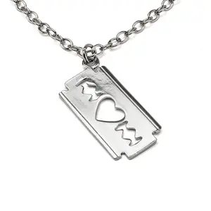 Razor Pendant Necklace