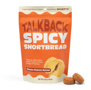 Talkback Spicy Shortbread Cookies Sichuan Peanut Butter Cookies