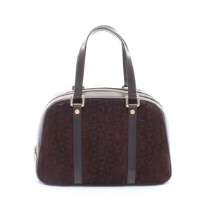Pre-owned Celine Suede Shoulder Bags C Macadam Leather Handbag