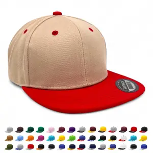 Snapback Adjustable Hat Men Flat Brim Bill Visor Baseball Cap